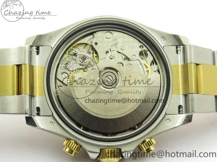 MiroTime 0520 Daytona 116520 SS YG UBF Best Edition Ice Blue MOP Crystal Markers Dial on SS YG Bracelet A Casual 2936